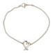  прекрасный товар TIFFANY Tiffany натирание Heart браслет Sv925-1.6g серебряный новый товар отполирован /h260406/609216