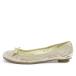  Jill Stuart ribbon attaching flat shoes shoes /5380/23/ Gold × silver /JILL STUART next day delivery possible /207790