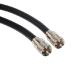 ̵Amphenol CO-213UHFMX20-015 Black RG213 UHF PL-259 Coaxial Cable, 50 Ohm, Male to Male, 15'¹͢