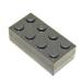 ̵(쥴) LEGO ѡĤȥԡ24֥å de. 10 Pieces 3001-Dark Bluish Gray-10¹͢