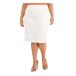̵Kasper Women's Plus Size Linen Slim Skirt, Lily WHITE-2JI, 14W¹͢