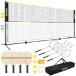  free shipping portable pick ru ball badminton net set 17 feet height adjustment possibility all-in-one ne Topic ru ball paddle 4 piece attaching badminton parallel import 