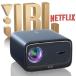  бесплатная доставка KJM Projector with Netflix Officially-Licensed, 1500 ANSI Wifi Bluetooth Projector 4K Supported, Sound by JBL 24W Speakers, Dolby Audi параллель импорт 
