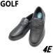  повседневная обувь мужской GOLF grandslam Golf 2150 чёрный черный 4E кожа основа материал кожа обувь 4E широкий широкий легкий soft отделка 
