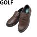  повседневная обувь мужской GOLF grandslam Golf 2150 насыщенный коричневый 4E кожа основа материал кожа обувь 4E широкий широкий легкий soft отделка 