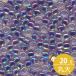 miyuki круг большой si-do бисер 8/0 примерно 3mm #274(#825) аметист ( crystal AB средний .) 20 грамм роза примерно 780 шарик ввод 