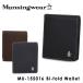 マンシングウェア Munsingwear 二つ折り財布 mu-155016  メタルシリーズ 財布 レザー 本革 メンズ  父の日