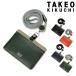  Takeo Kikuchi ID карта держатель катушка имеется мужской yoke 1070323 TAKEO KIKUCHI ID кейс чехол для пропуска футляр для карточек прозрачный натуральная кожа простой 