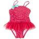  детский купальный костюм девочка One-piece ciRco коралл полька-дот chuchu импортированный автомобиль розовый точка ba Rely na импорт из США товар 