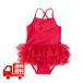 ko.. купальный костюм девочка One-piece ciRco коралл chuchu One-piece 4T|4 лет ba Rely na