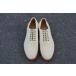 [ men's ]F.LLI Giacometti /f Latte  Rige .kometiFG530 saddle shoes CAVALLO CAMOSCIO BIANCO white .. horse leather white 