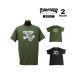 SALE Thrasher футболка THRASHER SPITFIRE THRASH BURN S/S T-SHIRTS короткий рукав TEEspito fire -spito fire импортированный автомобиль мужской женский 