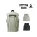 SALE Thrasher футболка THRASHER Oval Logo No-Sleeve SHIRTS безрукавка TEE большой Silhouette большой размер relax Fit мужской женский 