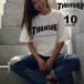 ( официальный ) Thrasher t рубашка THRASHER Logo T MAG LOGO футболка мужской женский стандартный дизайн все 10 цвет S-XXL