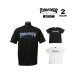SALE Thrasher футболка THRASHER Sticker Logo S/S T-SHIRTS короткий рукав TEE принт мужской женский унисекс все 2 цвет S-XL ( официальный )