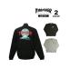  Thrasher футболка THRASHER FUJI-25 CREW SWEAT Crew тренировочный тренировочные брюки мужской женский унисекс обратная сторона ворсистый все 2 цвет M-XL ( официальный )