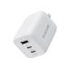 �G���R�� �[�d�� 65W USB PD�Ή� 3�|�[�g Type-C USB-A EC-AC4465WH