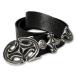 gabolato Lee GABORATORY belt scalp tedo oval belt buckle w/ scalp tedo belt loop & chip BB-01