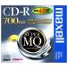 CD-R cd-r данные для 1 листов упаковка 48 скоростей соответствует емкость 700MB тонкий 5mm в кейсе SuperMQ серии CDR700S.1P maxellmak cell MAXELL почтовая доставка возможно 