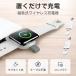 Apple Watch зарядное устройство магнитный беспроводной прямой ..USB Type-C USB-A обе соответствует маленький размер легкий compact перевозка магнит поглощение кабель не необходимо путешествие командировка 