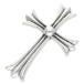  Chrome Hearts CH CRS LG Large CH Cross серебряный колье верх б/у OK15