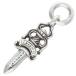  Chrome Hearts #5DAGGER #5daga- очарование серебряный колье верх б/у OS06