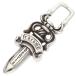  Chrome Hearts #5DAGGER ZIP1 #5daga- очарование серебряный колье верх б/у SS07