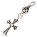  Chrome Hearts 1B TNY CH CRS 1 мяч Thai колено CH Cross очарование серебряный колье верх б/у OS06