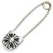  Chrome Hearts SAFETY PIN SM маленький безопасность булавка серебряный колье верх б/у SJ02