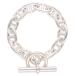  Hermes размер :12LINK Chaine d'Ancre TGMshe-n Dunk ruTGM серебряный браслет б/у OM10