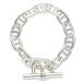  Hermes размер :13LINK Chaine d'Ancre TGMshe-n Dunk ruTGM серебряный браслет б/у SS13