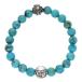  Chrome Hearts 8mm BEAD 8mm бисер breath BEAD Cross мяч 8mm бирюзовый бисер браслет б/у SS07