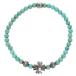  Chrome Hearts 4mm BEAD бирюзовый бисер браслет б/у FK04