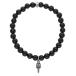  Chrome Hearts 6mm BEADs tuck daga- бисер браслет б/у SJ02