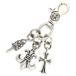  Chrome Hearts Chrome Hearts CLP SWVL CRS-HRT/ вертлюг кольцо для ключей серебряный цепочка для бумажника б/у OS06