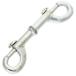  Chrome Hearts цепочка для ключей DOUBLE CLIP KEY CHAIN двойной зажим flair колено серебряный цепочка для ключей б/у OK15