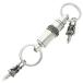  Chrome Hearts KEYRING VALETba let серебряный цепочка для ключей б/у OS06