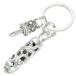  Chrome Hearts цепочка для бумажника ROLLER&amp;No5 DGGR ролик #5daga- кольцо для ключей серебряный цепочка для бумажника б/у OS06