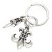  Chrome Hearts BSF&amp;No5 DGGR BS flair #5daga- кольцо для ключей серебряный кольцо для ключей б/у SS07
