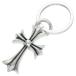  Chrome Hearts CH CRS SML&amp;No5 DGGR маленький CH Cross #5daga- кольцо для ключей серебряный кольцо для ключей б/у OS06