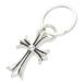  Chrome Hearts CH CRS SML&amp;No5 DGGR маленький CH Cross #5daga- кольцо для ключей серебряный кольцо для ключей б/у OK15