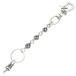  Chrome Hearts CLIP NO2 BALL 3D #2 Cross мяч серебряный цепочка для ключей б/у SJ02