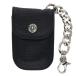  Chrome Hearts KEY CASE CRASSIC CHAIN Cross мяч кожанный кейс имеется серебряный цепочка для ключей б/у SJ02