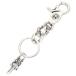  Chrome Hearts CLP CHN FANCY-S Short fancy ссылка серебряный цепочка для ключей б/у NO05