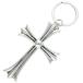  Chrome Hearts CH CRS LG&amp;No5 DGGR Large Cross #5daga- кольцо для ключей серебряный кольцо для ключей б/у OS06