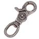  Chrome Hearts CLIP SWIVEL P D зажим вертлюг PAVE diamond серебряный цепочка для бумажника б/у OK15
