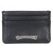  Chrome Hearts футляр для карточек DOUBLE SIDE двойной боковой кожа футляр для карточек б/у SS07