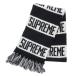  Supreme muffler 16AW Bar Stripe Scarf полоса Logo muffler б/у BS99