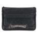  Chrome Hearts футляр для карточек DOUBLE SIDE двойной боковой кожа футляр для карточек б/у GZ11