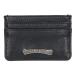  Chrome Hearts футляр для карточек DOUBLE SIDE двойной боковой кожа футляр для карточек б/у SJ02